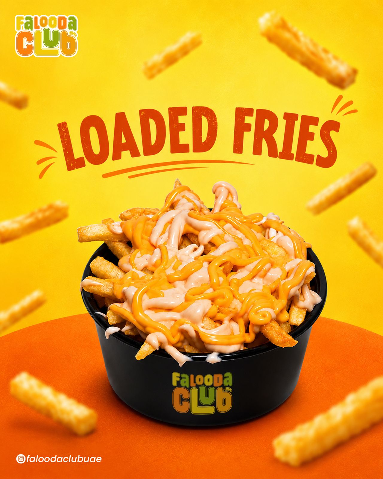Loaded fries served at Falooda Club